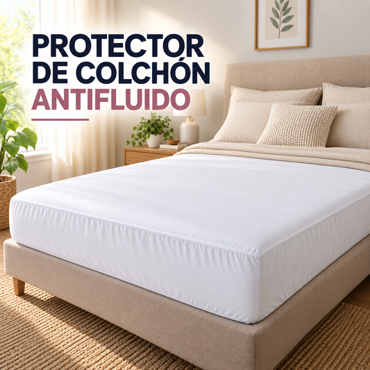 Protector De Colchón Antifluido