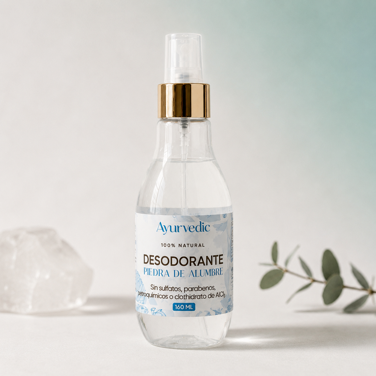 DESODORANTE DE PIEDRA DE ALUMBRE 160 ML