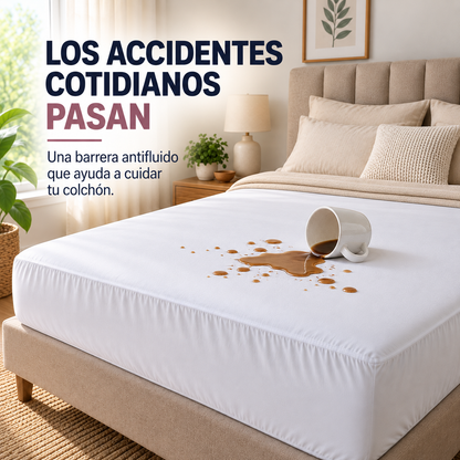 Protector De Colchón Antifluido