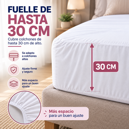Protector De Colchón Antifluido