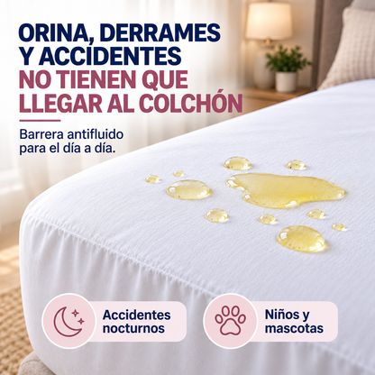 Protector De Colchón Antifluido