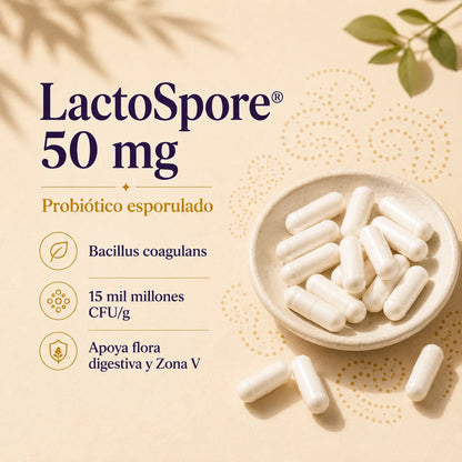 Candida Cleanse · LactoSpore 50 mg · probiótico esporulado